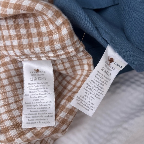 Everlane Linen Notch Collar Basics Shirt Bundle - Picture 11 of 12